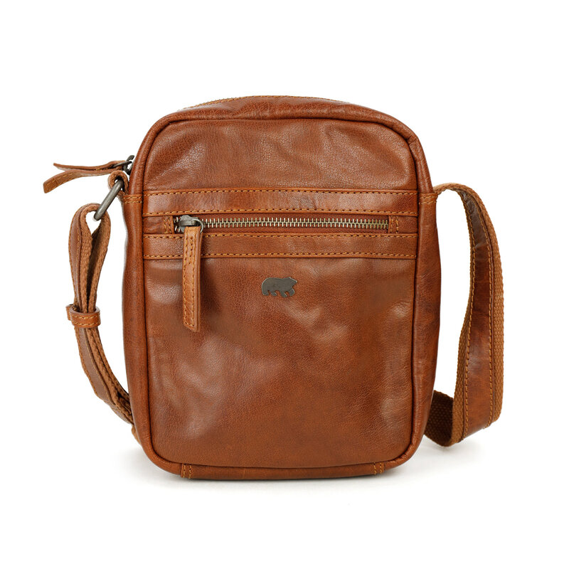 Bear Design Bear Design Tobias reporter-tas cognac