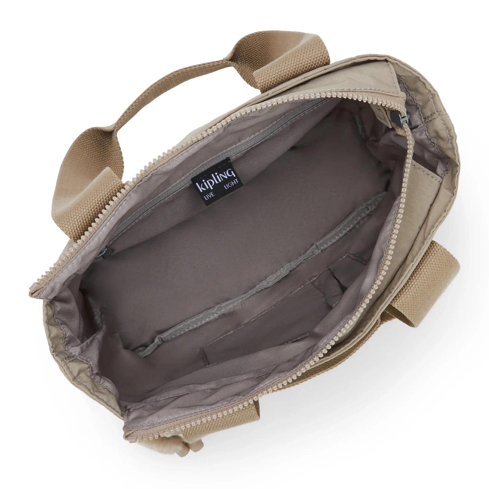 Kipling Kipling Minta M UP schoudertas soft taupe
