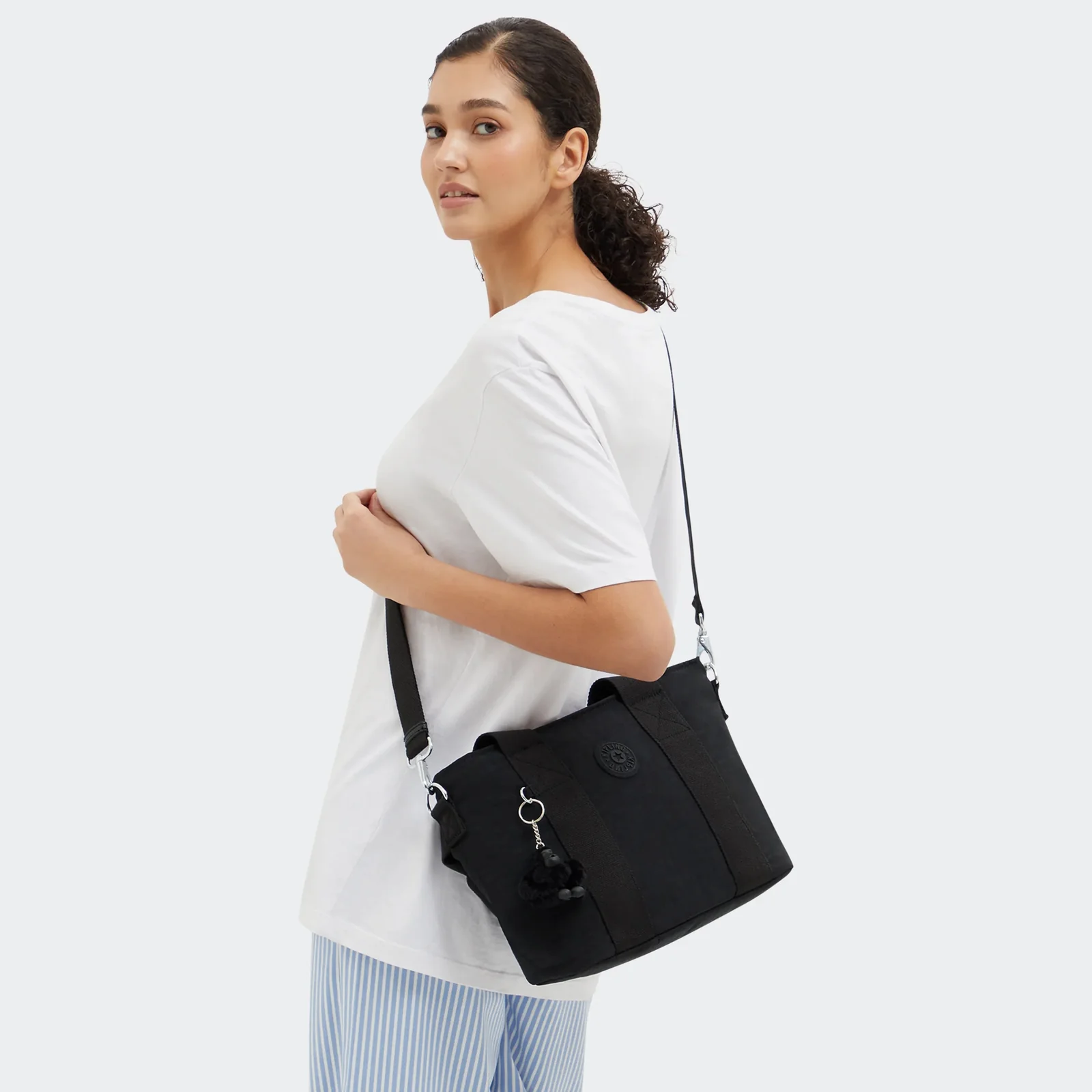 Kipling Kipling Minta M UP schoudertas black noir