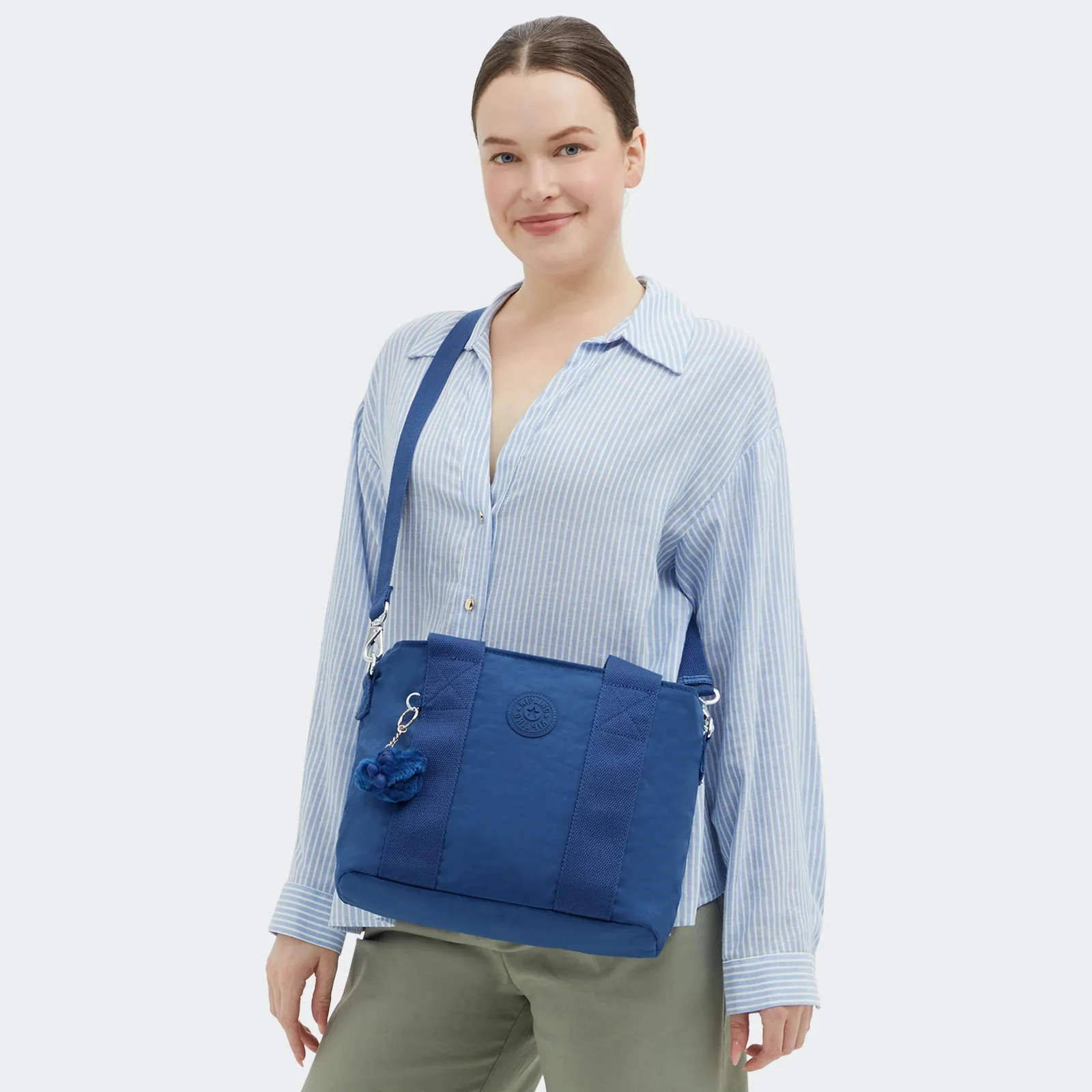 Kipling Kipling Minta M UP schoudertas casual blue