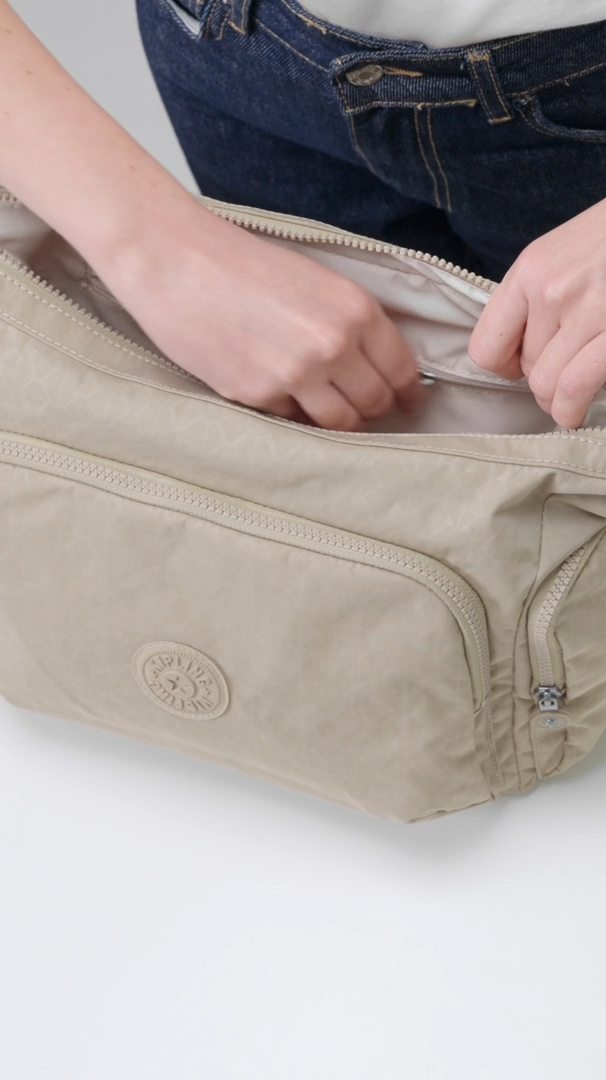Kipling Kipling Gabb schoudertas soft sand
