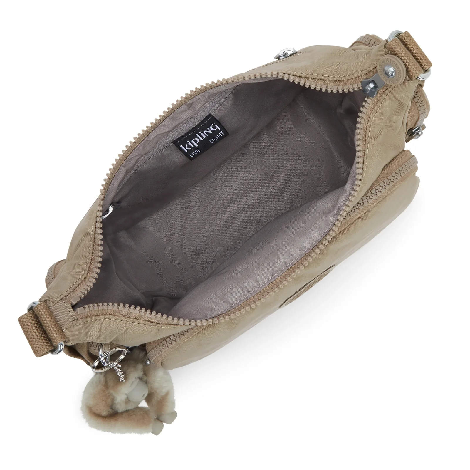Kipling Kipling Gabette S schoudertas soft taupe