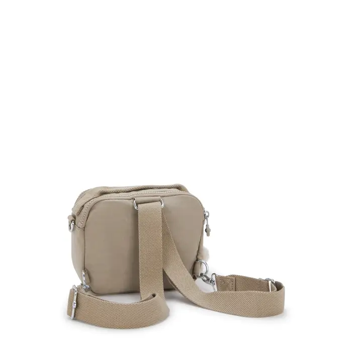 Kipling Kipling Cahir schoudertasje-rugtasje soft taupe