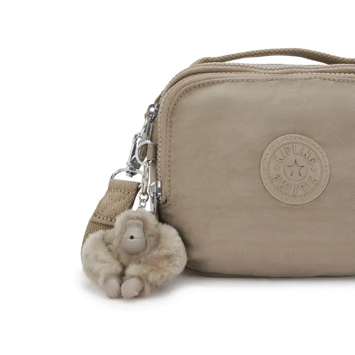 Kipling Kipling Cahir schoudertasje-rugtasje soft taupe