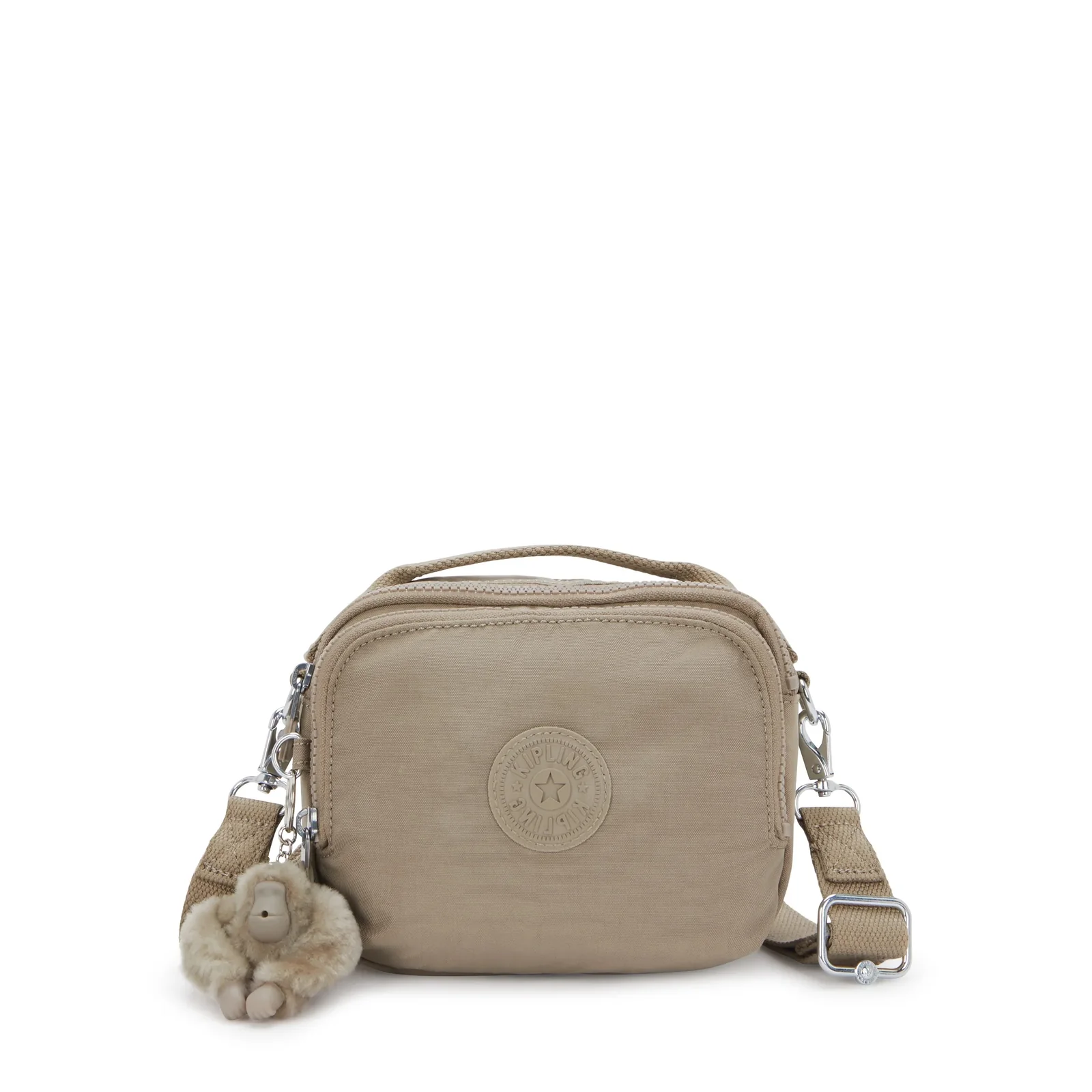 Kipling Kipling Cahir schoudertasje-rugtasje soft taupe