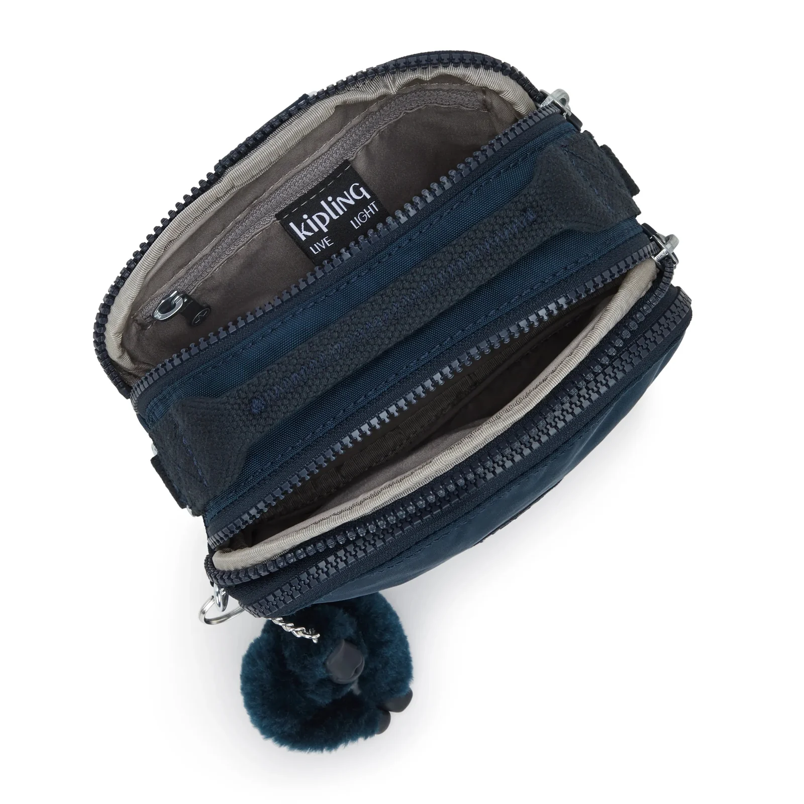 Kipling Kipling Cahir schoudertasje-rugtasje blue bleu 2