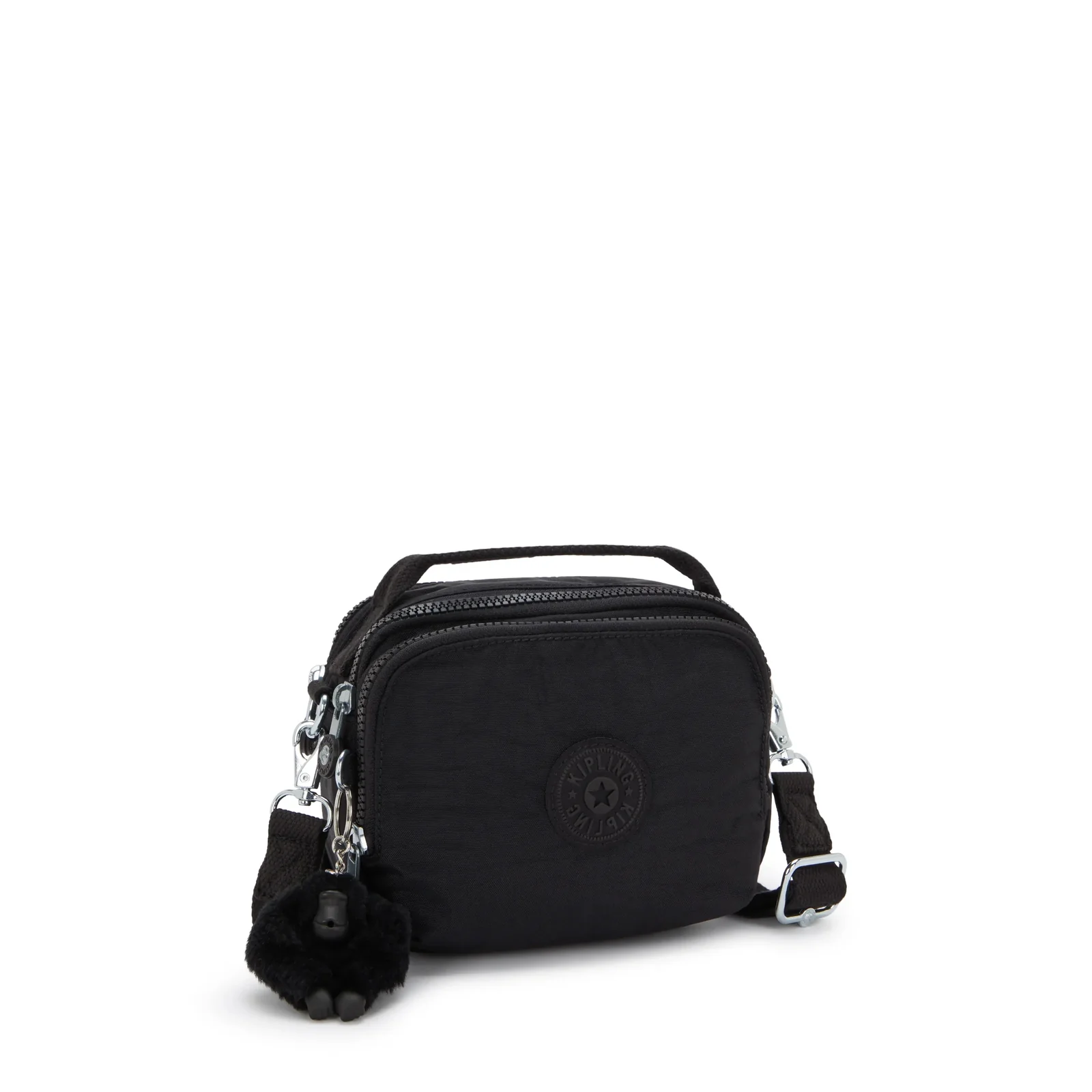Kipling Kipling Cahir schoudertasje-rugtasje black noir