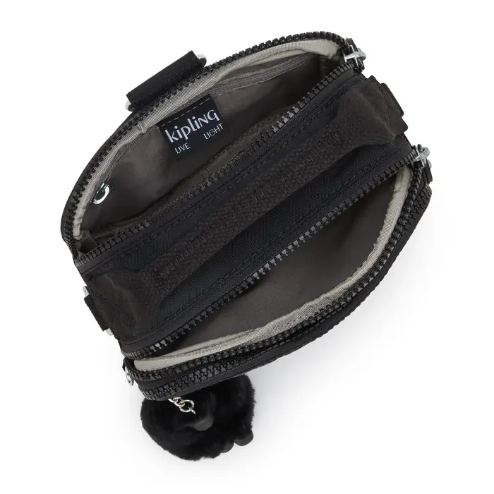 Kipling Kipling Cahir schoudertasje-rugtasje black noir