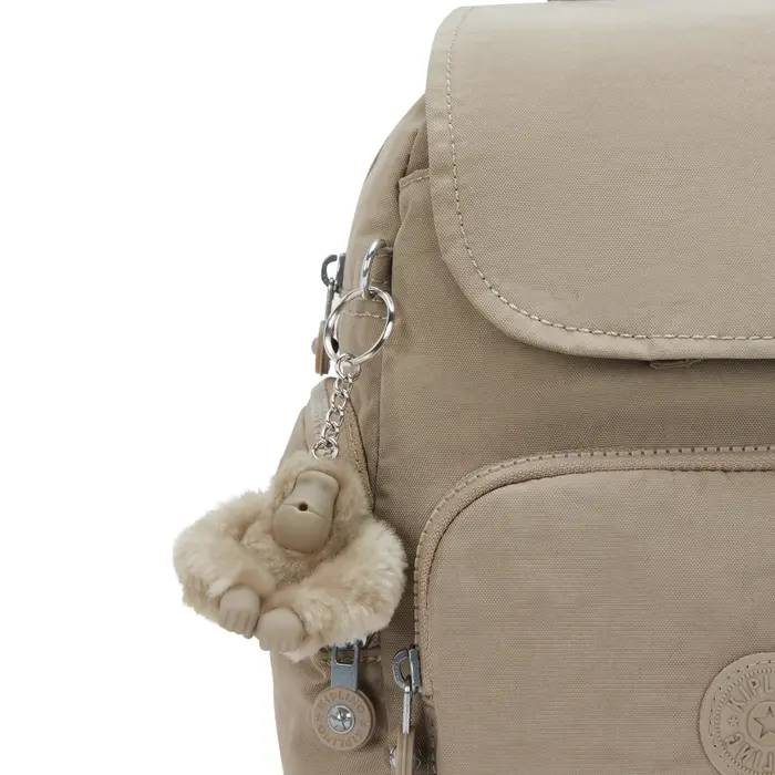 Kipling Kipling City Zip mini rugtasje soft taupe