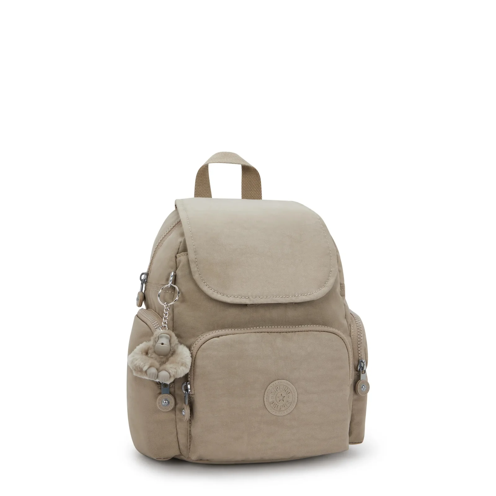 Kipling Kipling City Zip mini rugtasje soft taupe