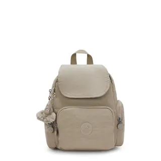 Kipling City Zip mini rugtasje soft taupe