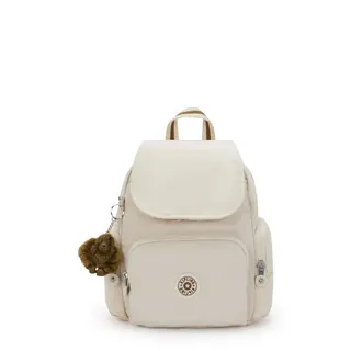 Kipling City Zip mini rugtasje soft sand