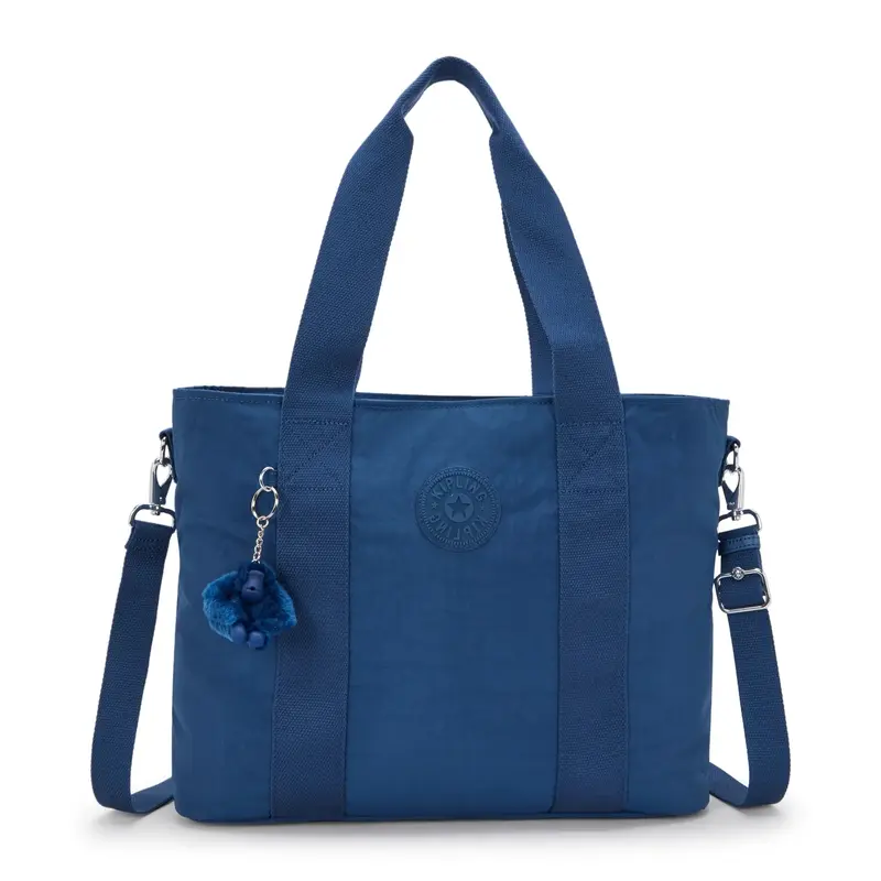 Kipling Kipling Minta L UP shopper-schoudertas casual blue