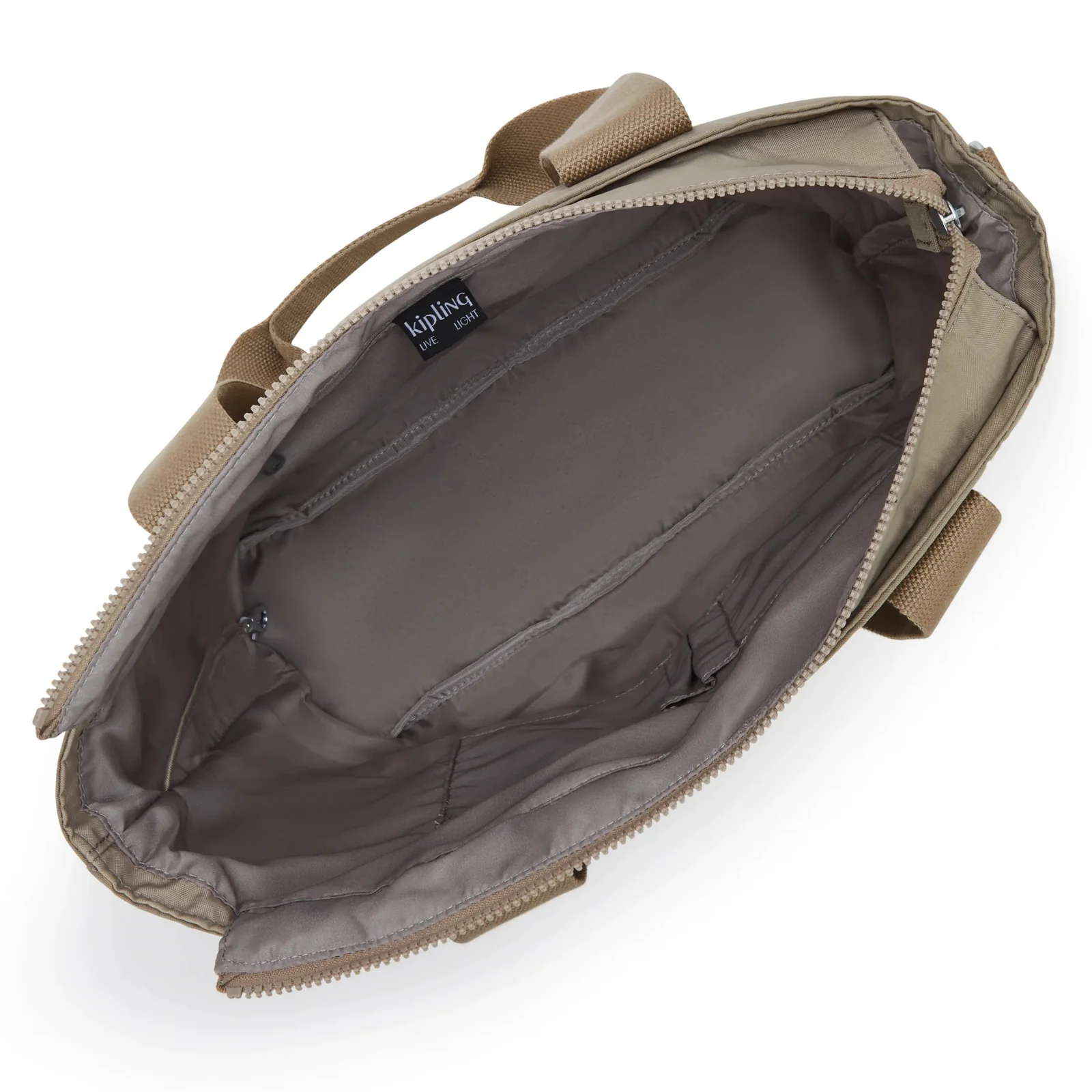 Kipling Kipling Minta L UP shopper-schoudertas soft taupe