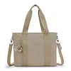 Kipling Minta L UP shopper-schoudertas soft taupe