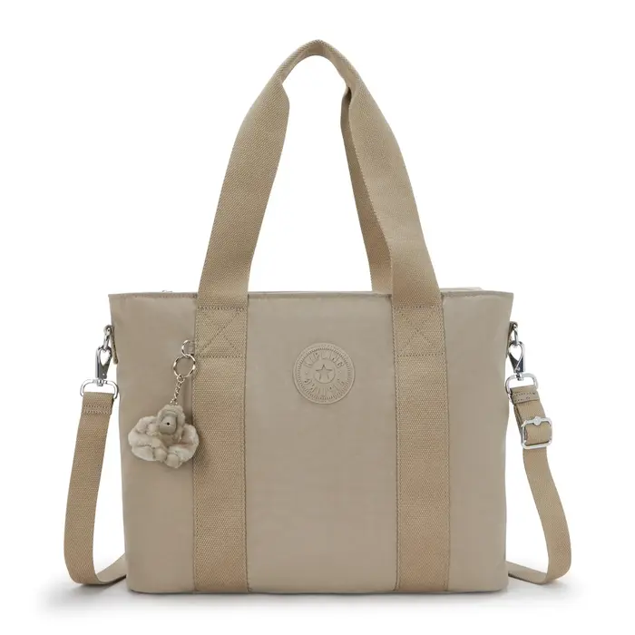 Kipling Kipling Minta L UP shopper-schoudertas soft taupe