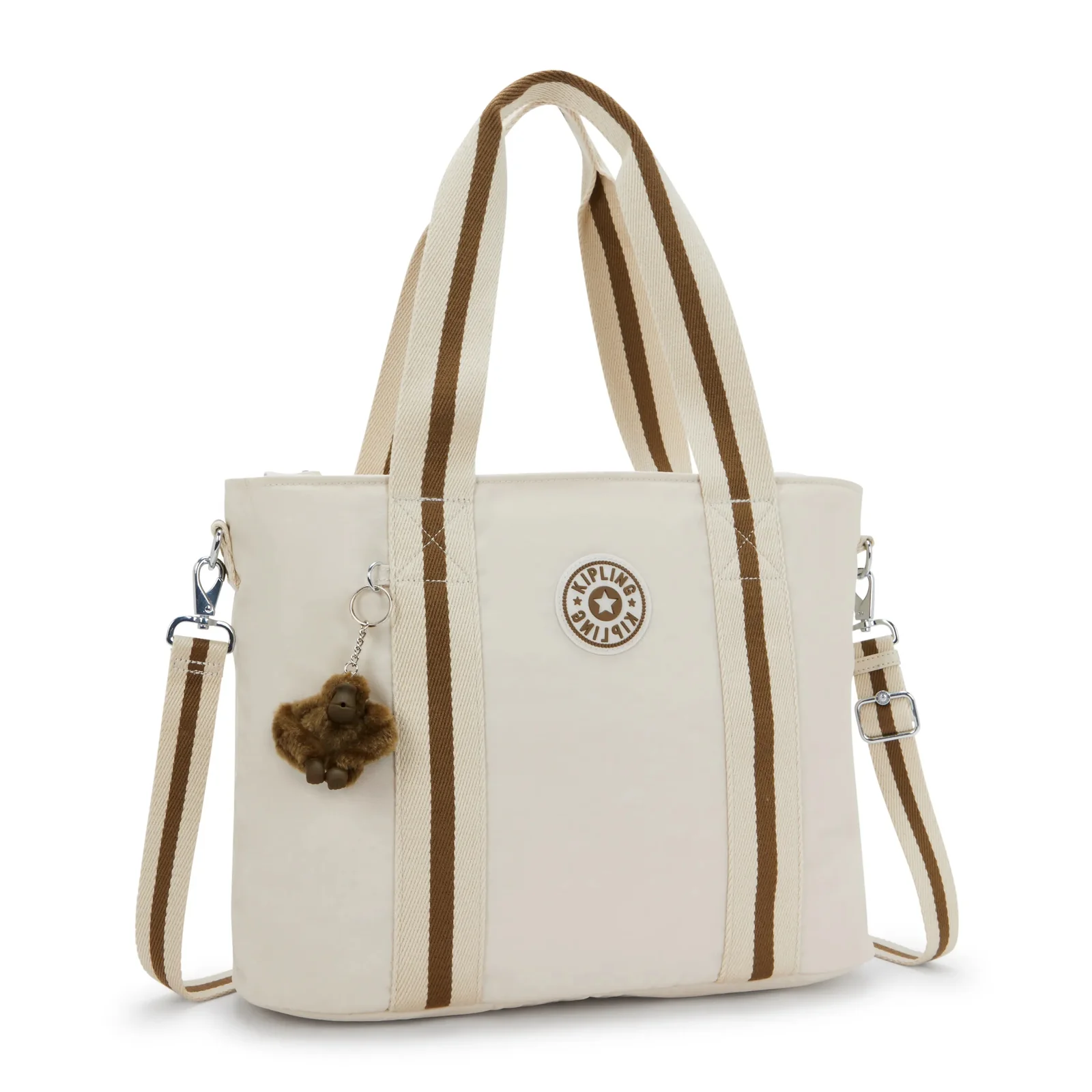 Kipling Kipling Minta L UP shopper-schoudertas soft sand