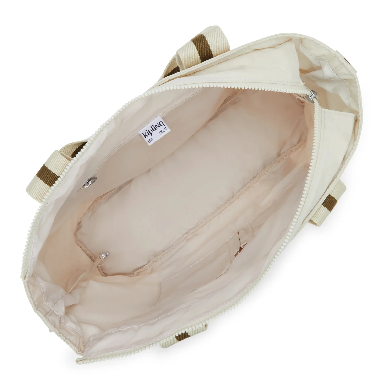 Kipling Kipling Minta L UP shopper-schoudertas soft sand