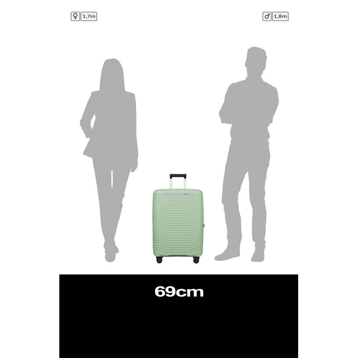 Samsonite Samsonite Upscape spinner 68cm expandable soft sage