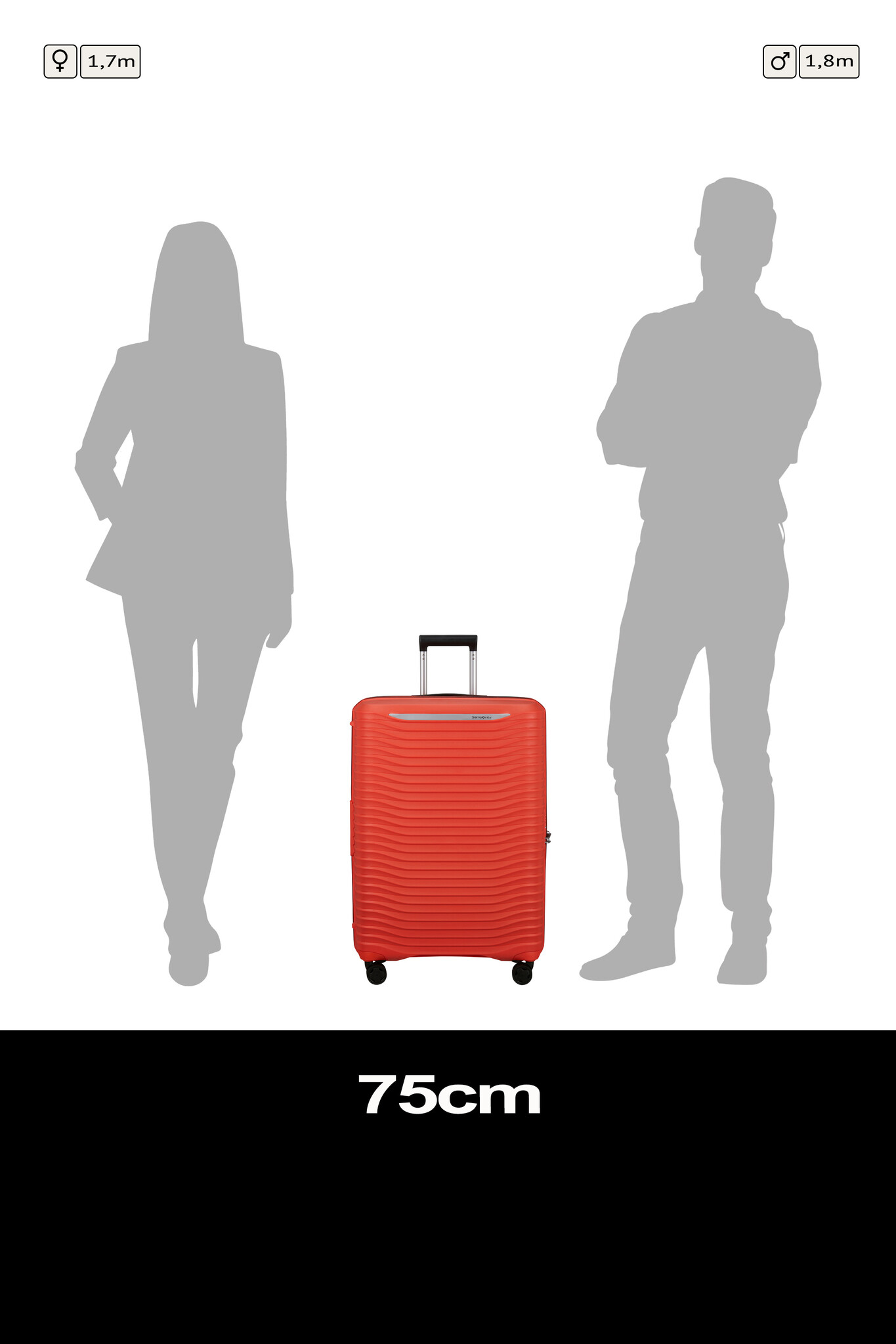 Samsonite Samsonite Upscape spinner 75cm expandable lava