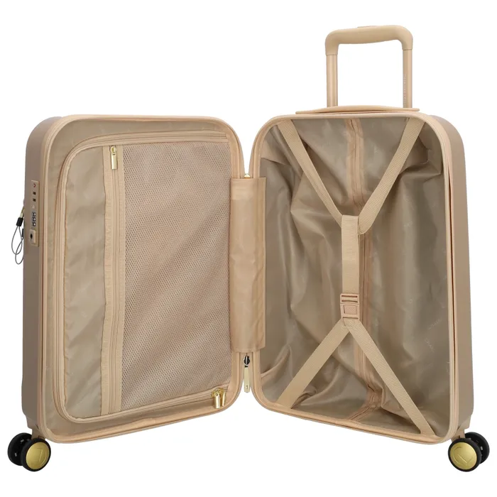 Charm London Charm London Capetown 55cm  15.6" laptop-handbagage-koffer champagne