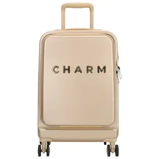 Charm London Charm London Capetown 55cm  15.6" laptop-handbagage-koffer champagne