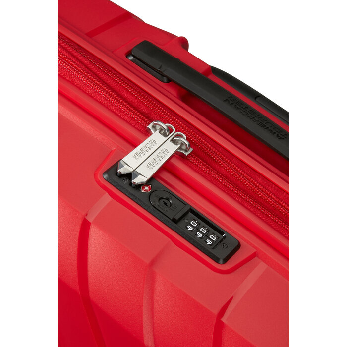 American Tourister Flytwist Spinner 78 reiskoffer EXP true red