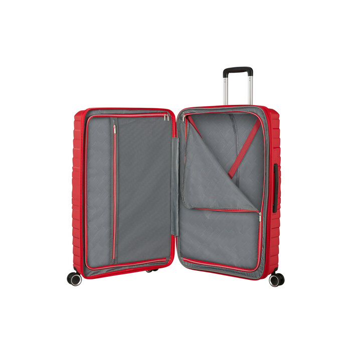 American Tourister Flytwist Spinner 78 reiskoffer EXP true red