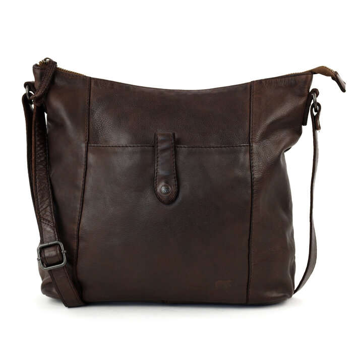 Bear Design Sophia leren schoudertas bruin