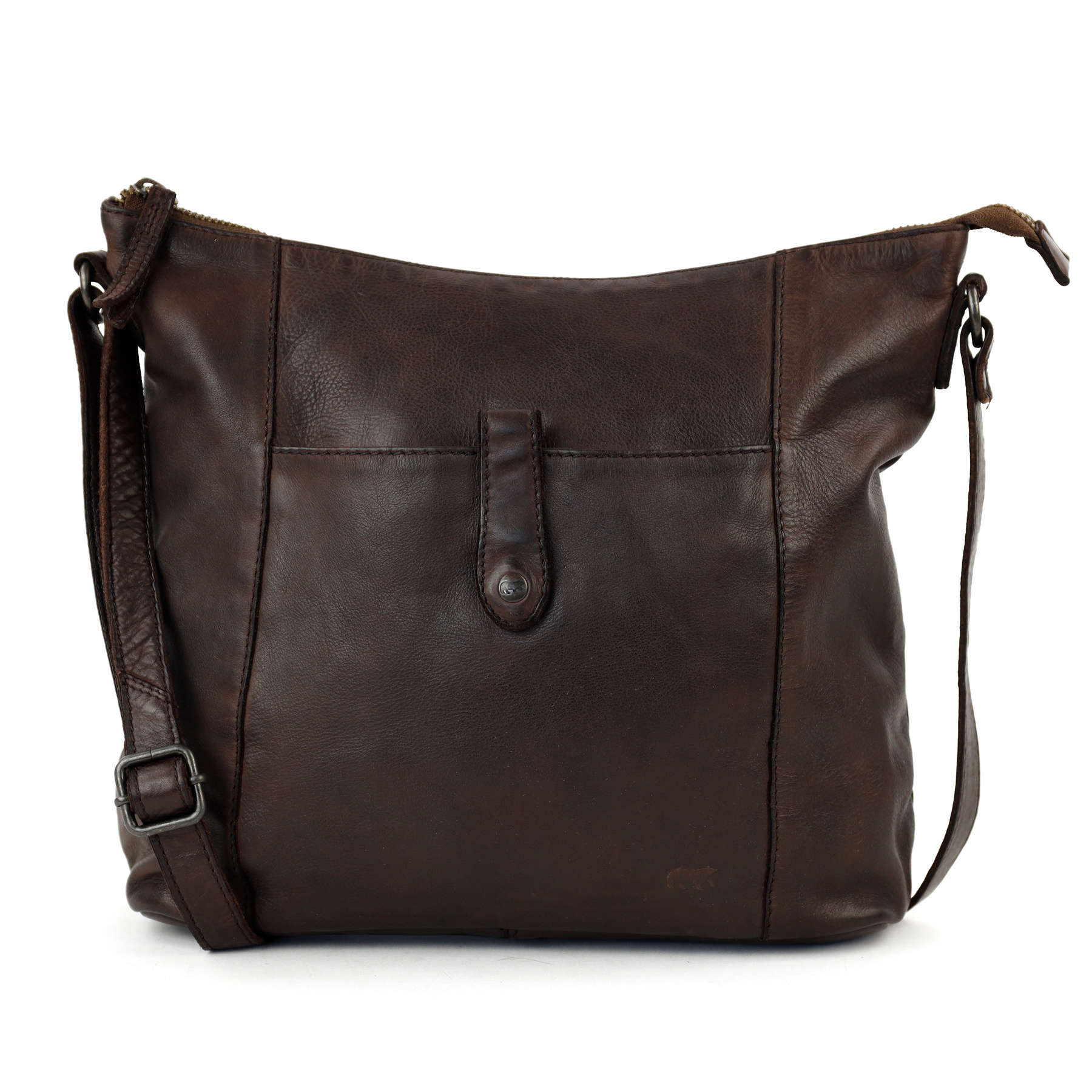 Bear Design Sophia leren schoudertas bruin