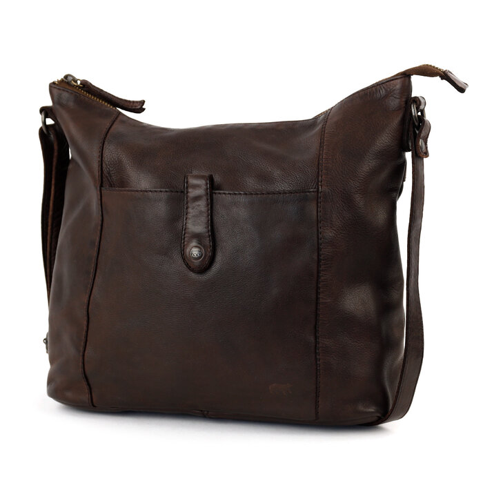 Bear Design Sophia leren schoudertas bruin