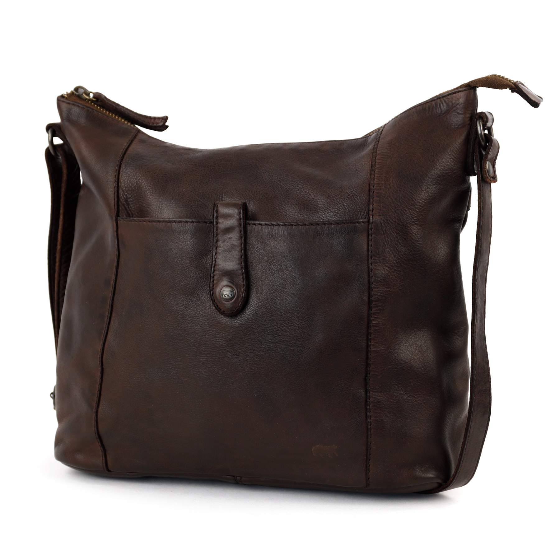 Bear Design Sophia leren schoudertas bruin
