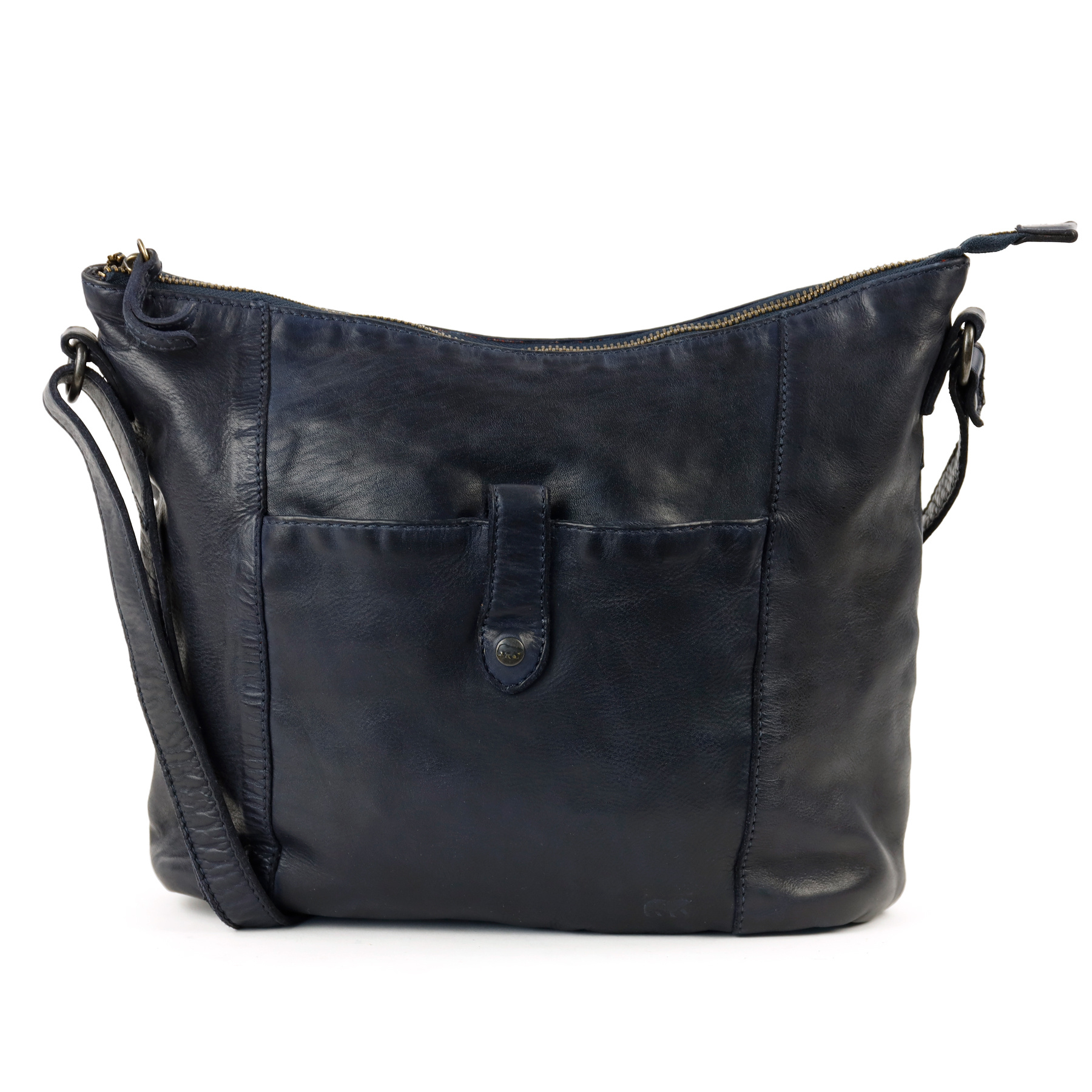 Bear Design Sophia leren schoudertas blauw