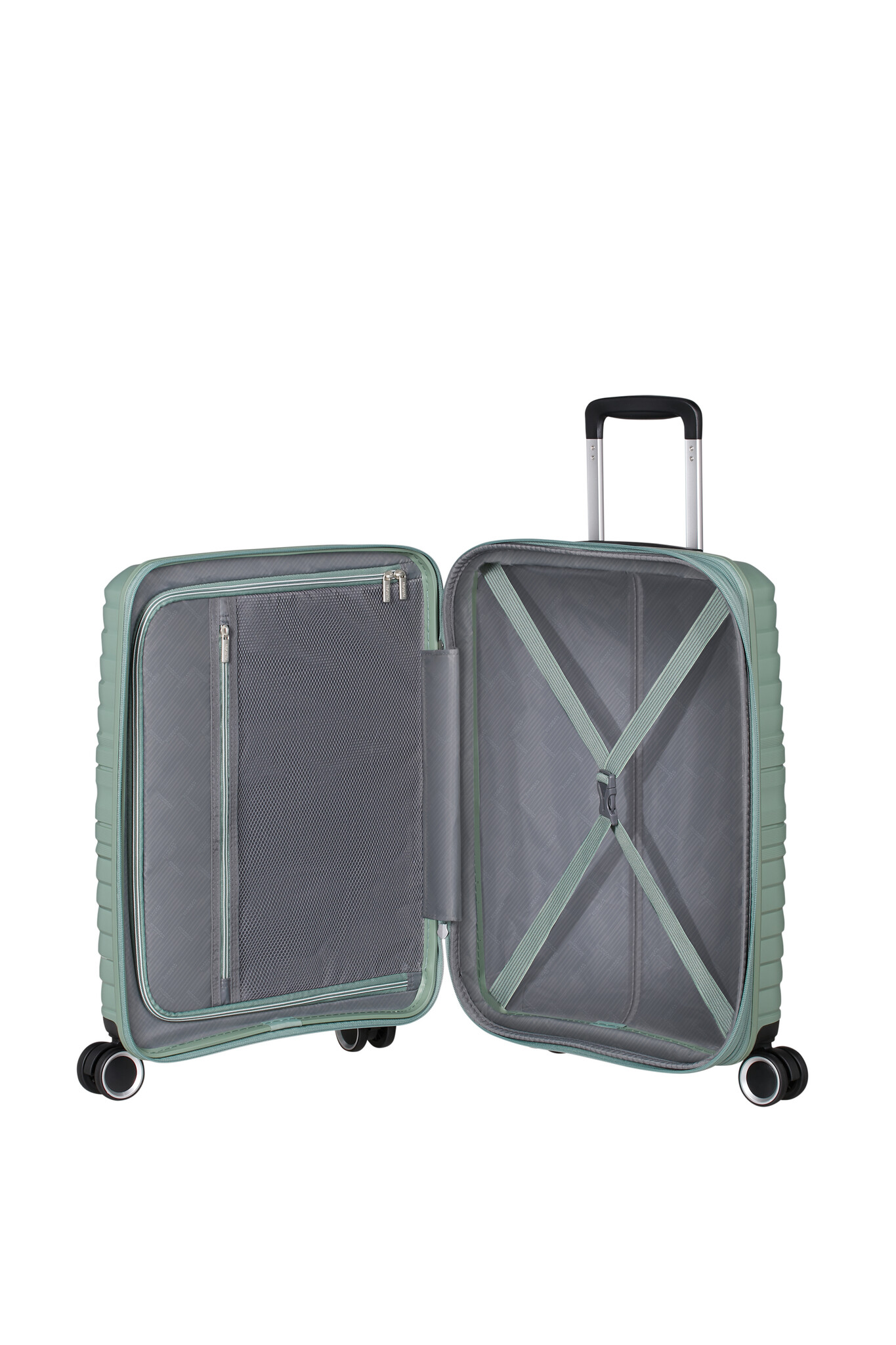 American Tourister American Tourister Flytwist 55 cm EXP. Spinner botanic green