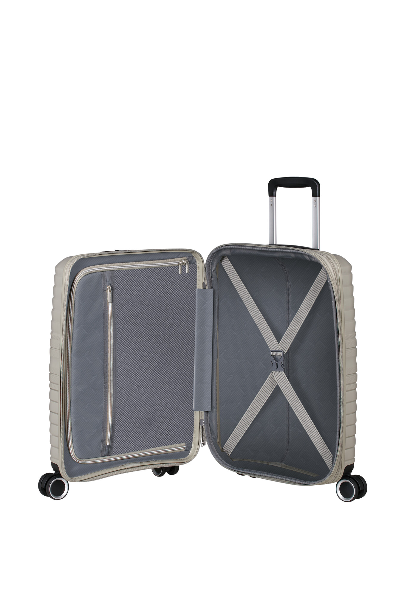 American Tourister American Tourister Flytwist 55 cm EXP. Spinner sandstone