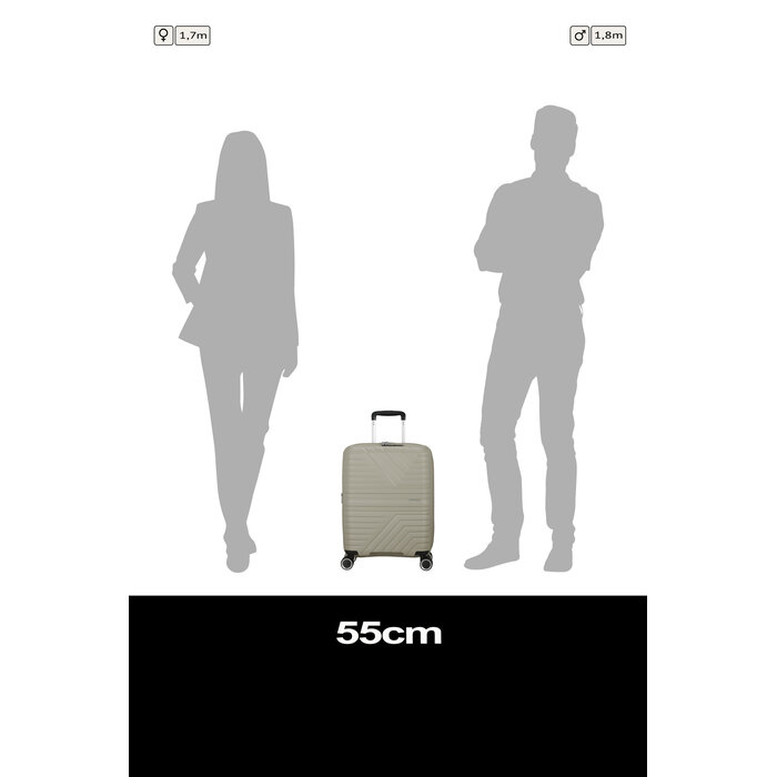 American Tourister American Tourister Flytwist 55 cm EXP. Spinner sandstone
