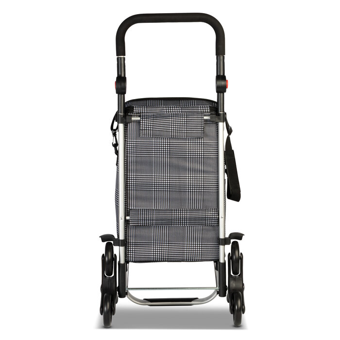 Punta  Steps boodschappenkar zwart/wit