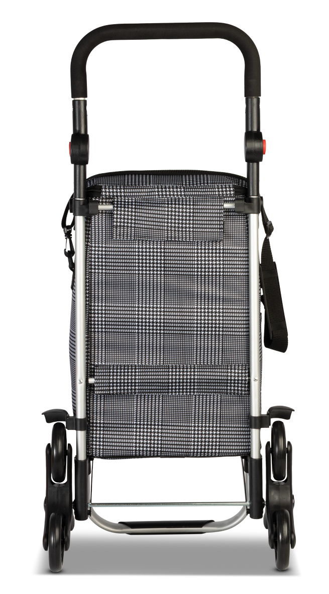 Punta  Steps boodschappenkar zwart/wit