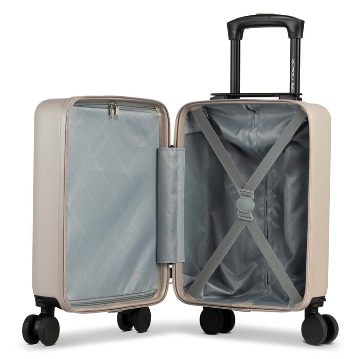Worldpack trolley underseater 40x30x20cm-afneembare wielen beige