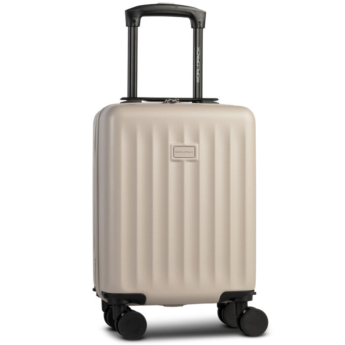 Worldpack trolley underseater 40x30x20cm-afneembare wielen beige