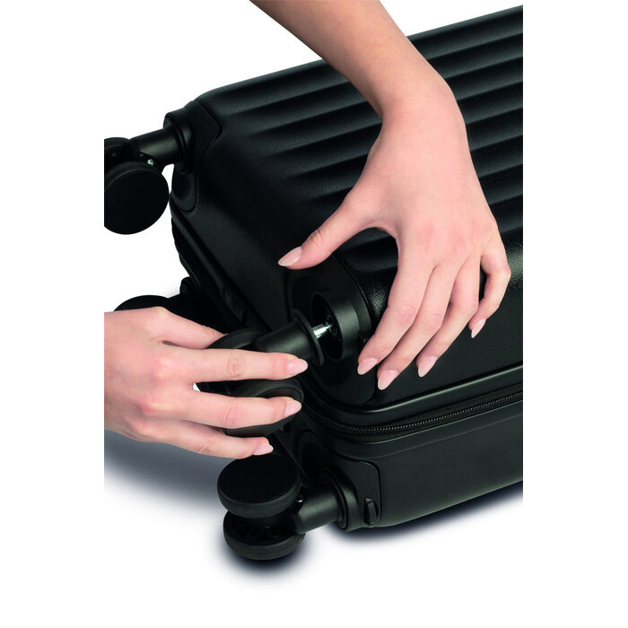 Worldpack trolley underseater 40x30x20cm-afneembare wielen zwart