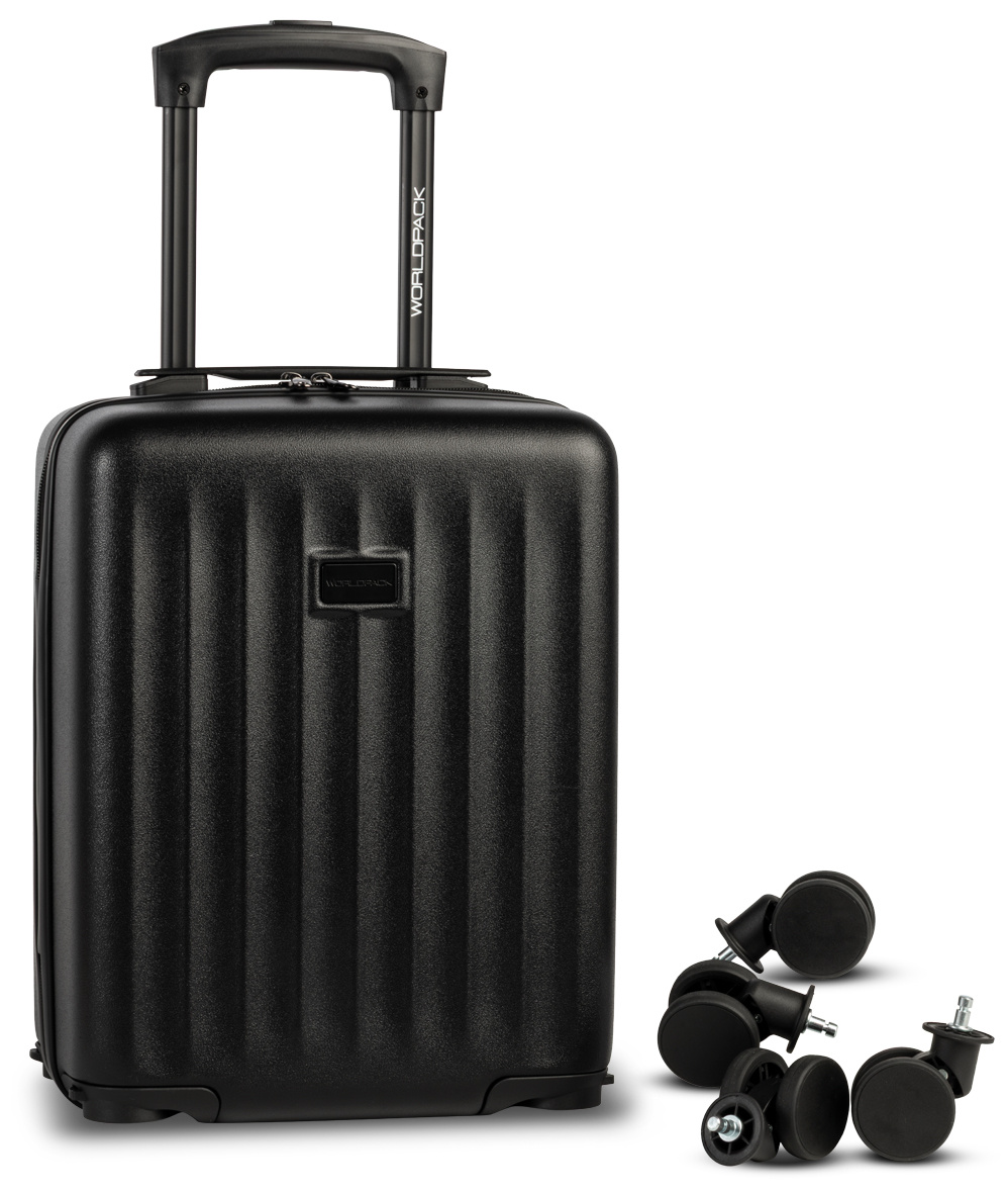 Worldpack trolley underseater 40x30x20cm-afneembare wielen zwart