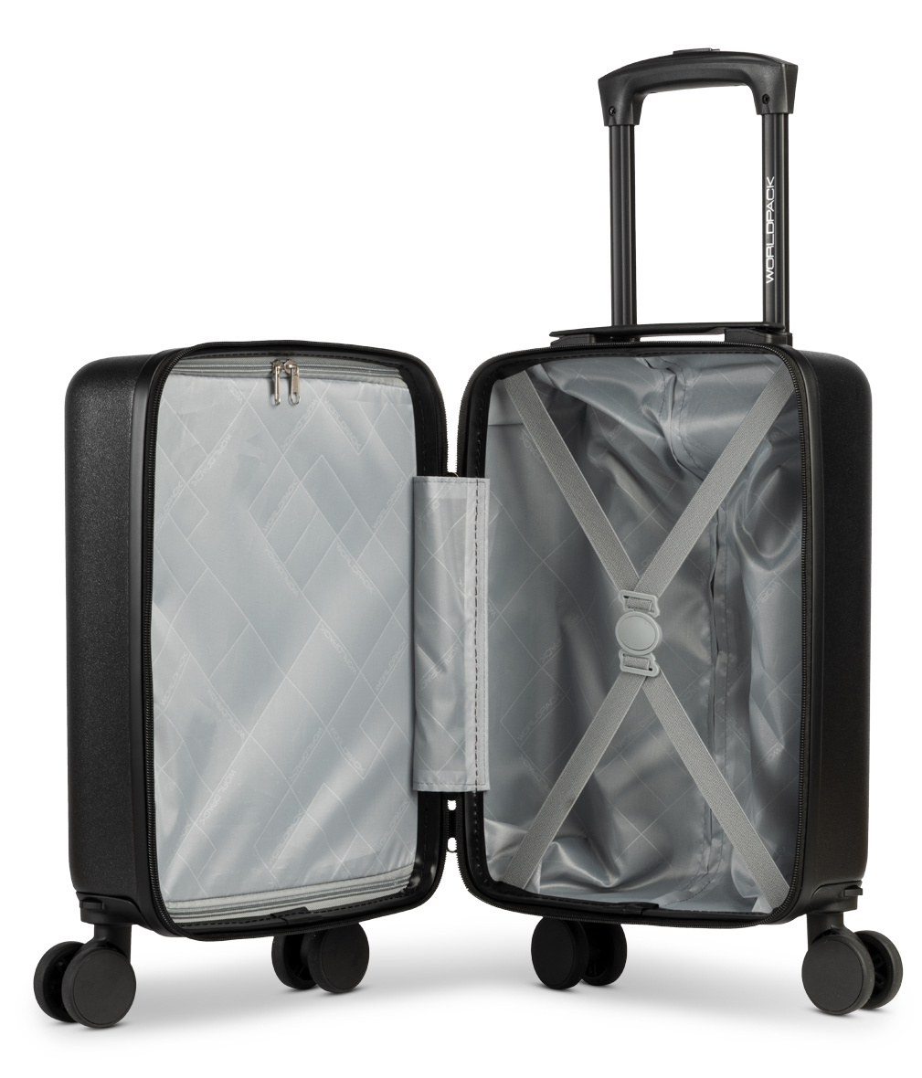Worldpack trolley underseater 40x30x20cm-afneembare wielen zwart