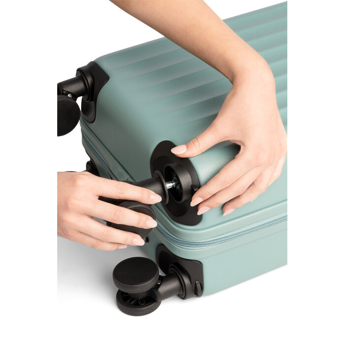 Worldpack trolley underseater 40x30x20cm-afneembare wielen blauw