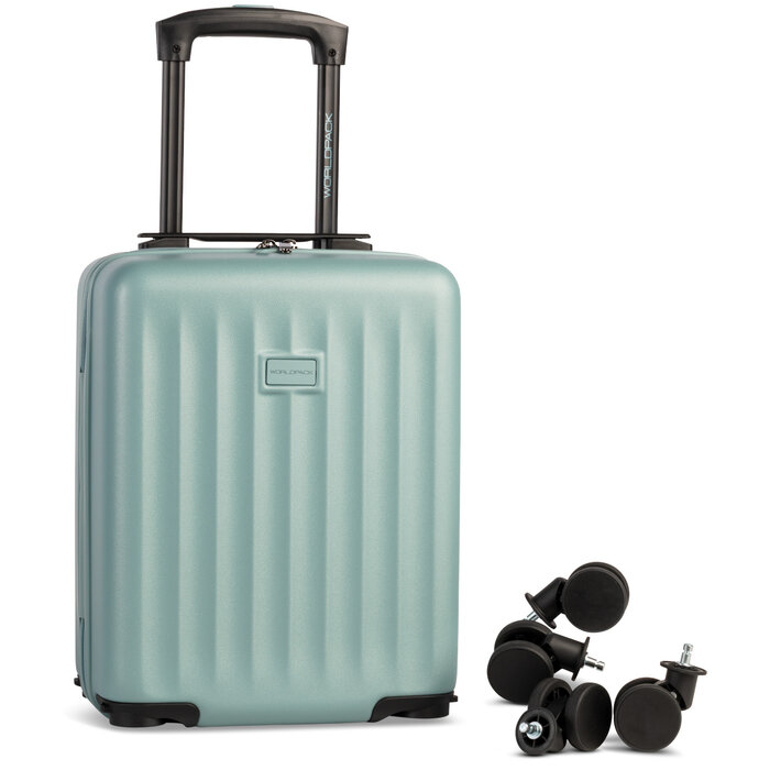 Worldpack trolley underseater 40x30x20cm-afneembare wielen blauw