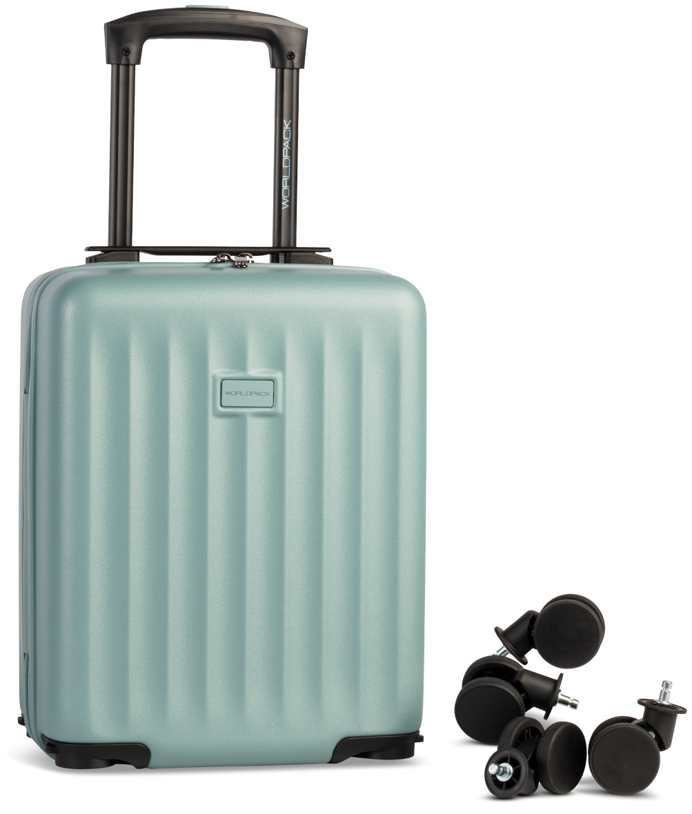 Worldpack trolley underseater 40x30x20cm-afneembare wielen blauw