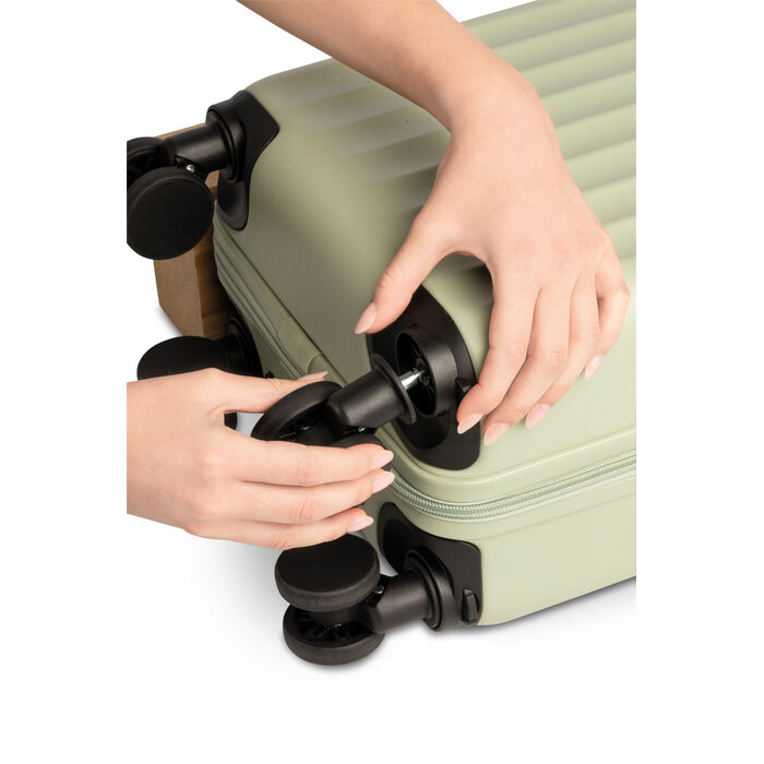 Worldpack trolley underseater 40x30x20cm-afneembare wielen groen
