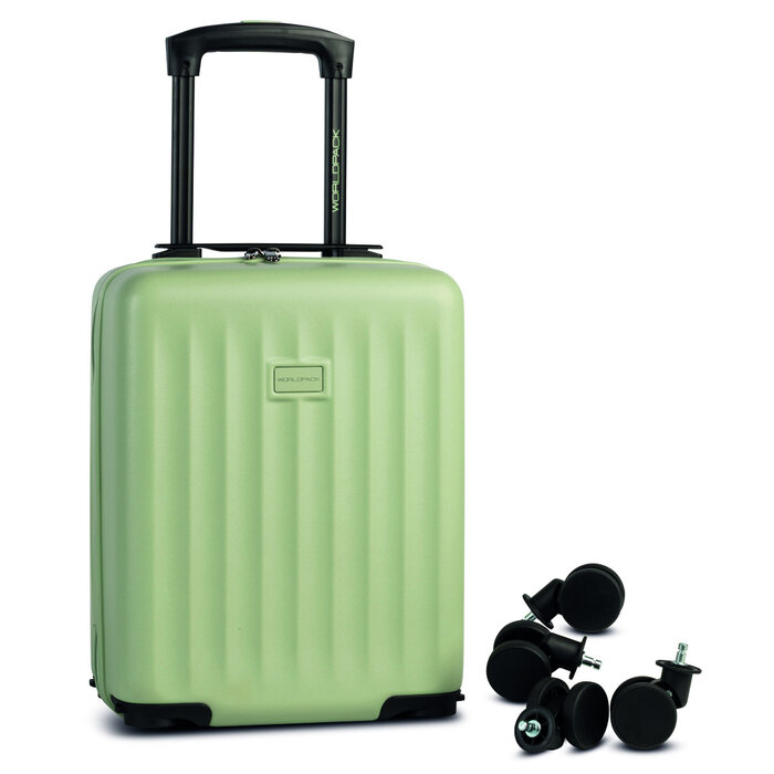Worldpack trolley underseater 40x30x20cm-afneembare wielen groen