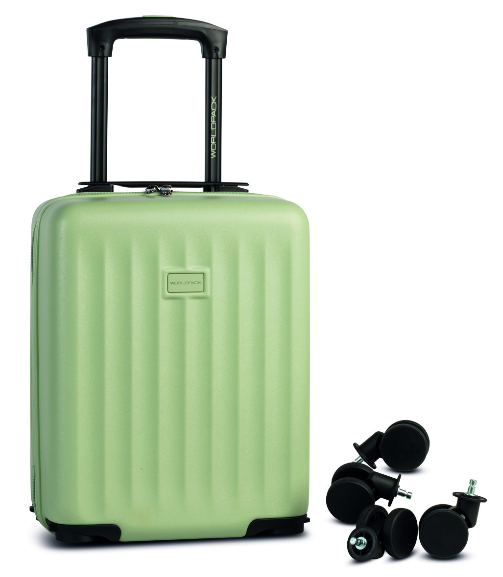 Worldpack trolley underseater 40x30x20cm-afneembare wielen groen