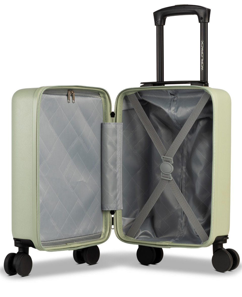 Worldpack trolley underseater 40x30x20cm-afneembare wielen groen